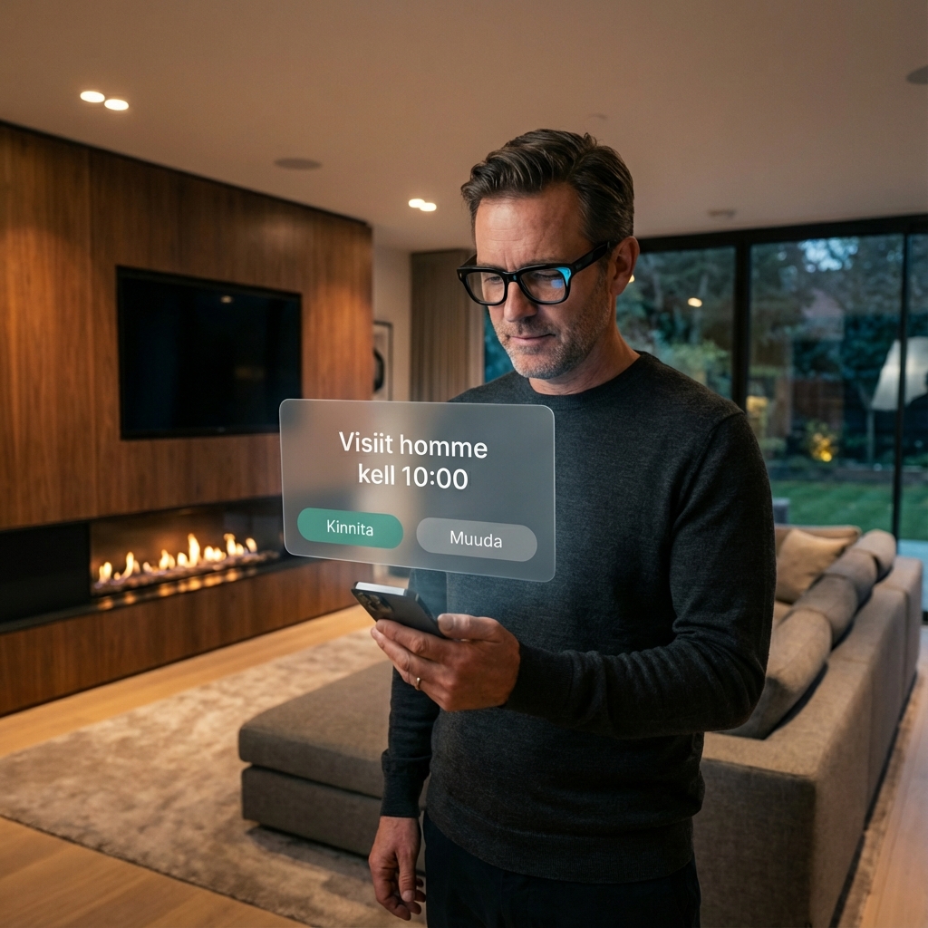 Modern appointment reminder system with calendar and communication interface